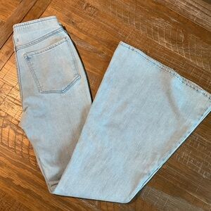 Forever 21 Light Blue Flare Jeans